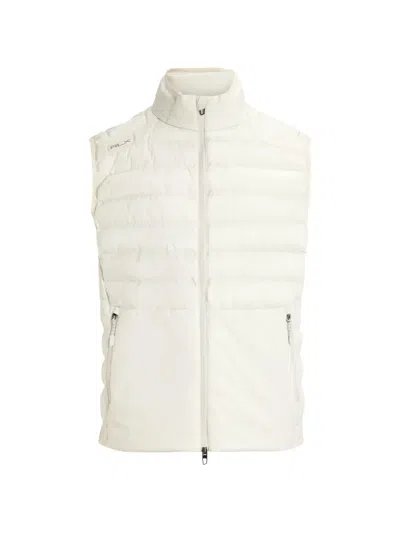 Polo Ralph Lauren Quilted Zip-up Insulated Vest In White