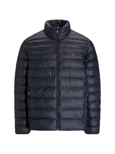 Polo Ralph Lauren Quilted Zip-up Jacket In Blue