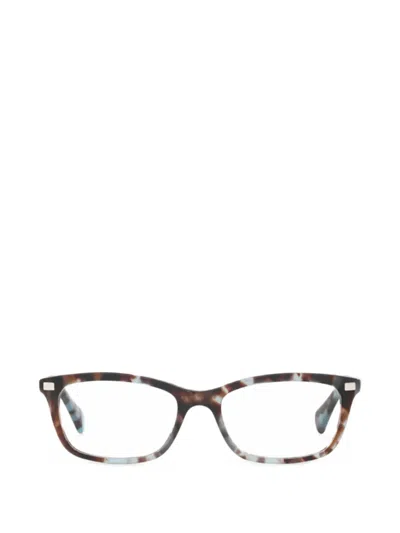 Polo Ralph Lauren Ra7089 Tortoiseshell-effect Rectangle-frame Glasses In Multi
