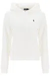 Polo Ralph Lauren Ralph Lauren White Jersey Hoodie With Motif In White (white)