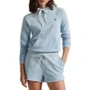 Polo Ralph Lauren Raglan Sleeve Crop Hoodie In Multi