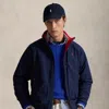 Polo Ralph Lauren Raglan-sleeve Jacket In Newport Navy