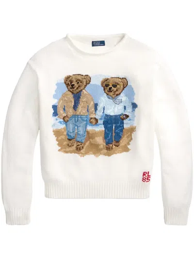 Polo Ralph Lauren Sweatshirt En Coton In White