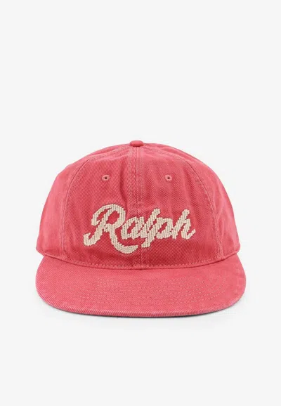 Polo Ralph Lauren Cotton Hat With Logo On The Front In Pink