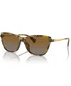 Polo Ralph Lauren Ralph By Ralph Lauren Women's Polarized Sunglasses, Gradient Ra5308u In Yellow Havana