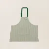 Polo Ralph Lauren Ralph's Coffee Striped Cotton Apron In White/green