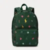 Polo Ralph Lauren Ralph Lauren Alphabet-print Small Backpack In Green