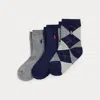 Polo Ralph Lauren Ralph Lauren Argyle Crew Sock 3-pack