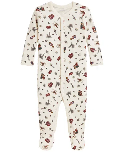 Polo Ralph Lauren Ralph Lauren Baby Boys' Polo Bear Cotton Interlock Coverall In Multi