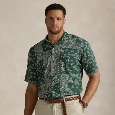 Polo Ralph Lauren Ralph Lauren Bandanna-print Camp Shirt In Green