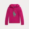 Polo Ralph Lauren Ralph Lauren Big Pony Cotton Hooded Sweater In Pink