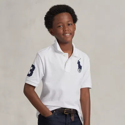 POLO RALPH LAUREN RALPH LAUREN BIG PONY COTTON MESH POLO SHIRT,0039025598