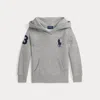 Polo Ralph Lauren Kids' Ralph Lauren Big Pony Fleece Hoodie In Gray