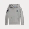 Polo Ralph Lauren Kids' Ralph Lauren Big Pony Fleece Hoodie In Gray