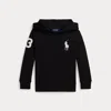 Polo Ralph Lauren Toddler And Little Boys Big Pony Fleece Hoodie In Black