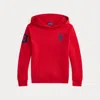 Polo Ralph Lauren Toddler And Little Boys Big Pony Fleece Hoodie In Red