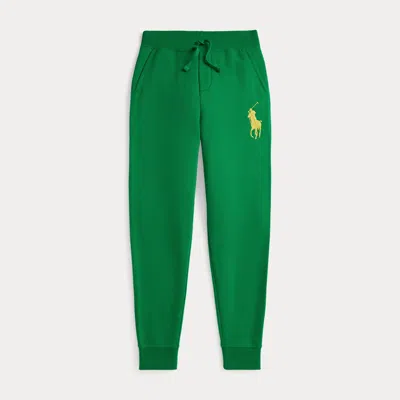 Polo Ralph Lauren Kids' Ralph Lauren Big Pony Fleece Jogger Pant In Green