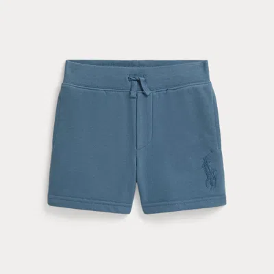 Polo Ralph Lauren Kids' Ralph Lauren Big Pony French Terry Short In Blue