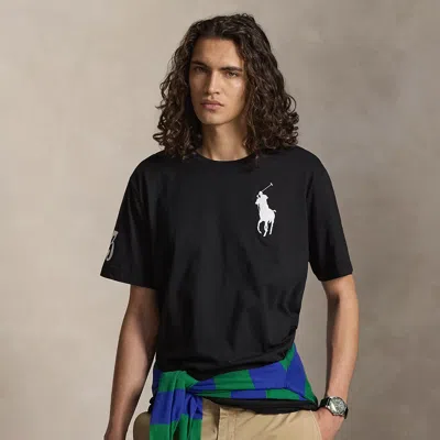 Ralph Lauren Big Pony Jersey T-shirt In Black from Ralph Lauren