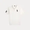 Polo Ralph Lauren Big Pony Cotton Piquet Polo Shirt In White