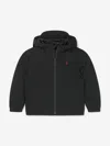 Polo Ralph Lauren Embroidered-logo Zip-up Jacket In Black