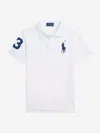 Polo Ralph Lauren Big Pony Cotton Mesh Polo Shirt In White