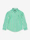 Polo Ralph Lauren Cotton Shirt In Green