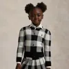 Polo Ralph Lauren Ralph Lauren Buffalo Check Wool Cardigan & Skirt Set In Gray