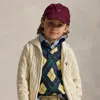Polo Ralph Lauren Cable Cotton Hooded Full-zip Sweater In Neutral