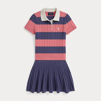 Polo Ralph Lauren Kids' Ralph Lauren Cable Cotton Polo Sweater & Skirt Set