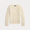 Polo Ralph Lauren Kids' Ralph Lauren Cable-knit Cashmere Sweater In White