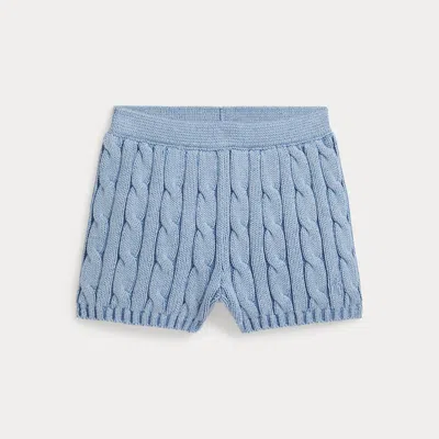 Polo Ralph Lauren Kids' Ralph Lauren Cable-knit Cotton Short In Blue