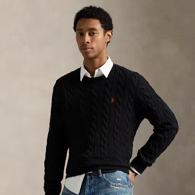 POLO RALPH LAUREN RALPH LAUREN CABLE-KNIT COTTON SWEATER