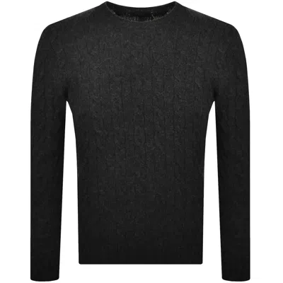 Polo Ralph Lauren Ralph Lauren Cable Knit Jumper Dark Grey