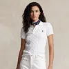 Polo Ralph Lauren Cable Polo Shirt In White