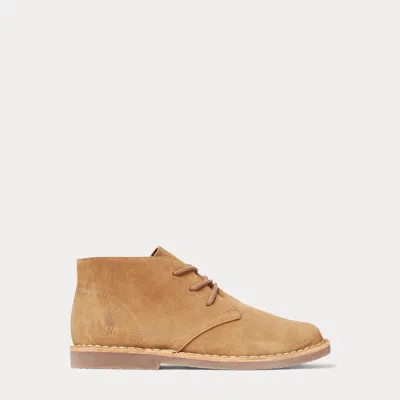Polo Ralph Lauren Kids' Ralph Lauren Carl Suede Chukka Boot In Brown
