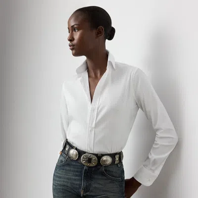 Polo Ralph Lauren Long Sleeve Shirt In White