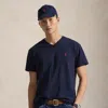 Polo Ralph Lauren V-neck Short-sleeve T-shirt In Ink