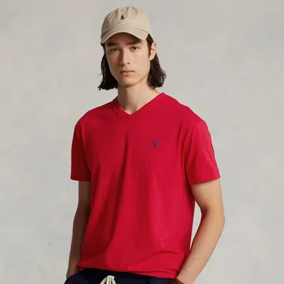POLO RALPH LAUREN RALPH LAUREN CLASSIC FIT JERSEY V-NECK T-SHIRT,0040478281