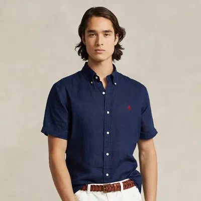 POLO RALPH LAUREN RALPH LAUREN CLASSIC FIT LINEN SHIRT,0042836171