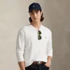 Polo Ralph Lauren White Cotton Polo Custom Slim-fit In White