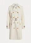 Polo Ralph Lauren Db Blt Rn38 Lined Coat In Beige
