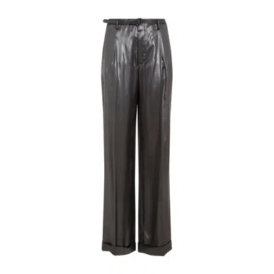 Polo Ralph Lauren Ralph Lauren Collection Acklie Pleated Pants In Brown