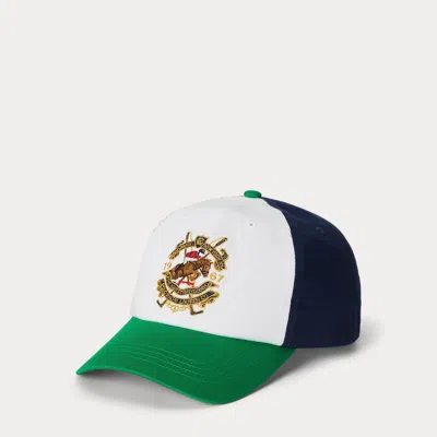 Polo Ralph Lauren Kids' Ralph Lauren Color-blocked Cotton Twill Ball Cap In Multi