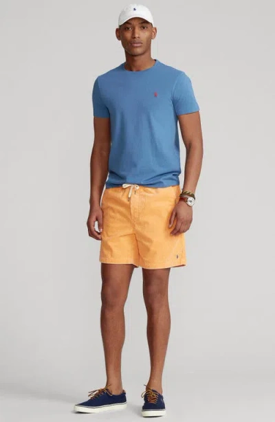 Polo Ralph Lauren Ralph Lauren Corduroy Drawstring Shorts In Key West Orange