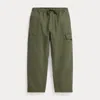 Polo Ralph Lauren Kids' Ralph Lauren Cotton Canvas Cargo Pant In Green