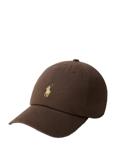 Polo Ralph Lauren Ralph Lauren Cotton Chino Ball Cap Brown
