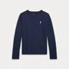 Polo Ralph Lauren Long-sleeve Scoop Neck T-shirt In Blue