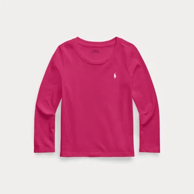 Polo Ralph Lauren Kids' Ralph Lauren Cotton Jersey Tee In Pink