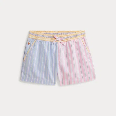 Polo Ralph Lauren Kids' Ralph Lauren Cotton Oxford Fun Short In Pink